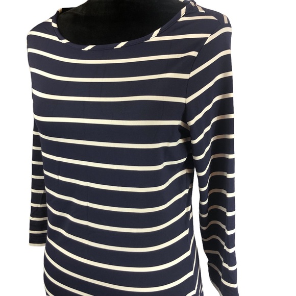 Southern Tide Navy Stripe Long Sleeve Dress size Small - Picture 7 of 10